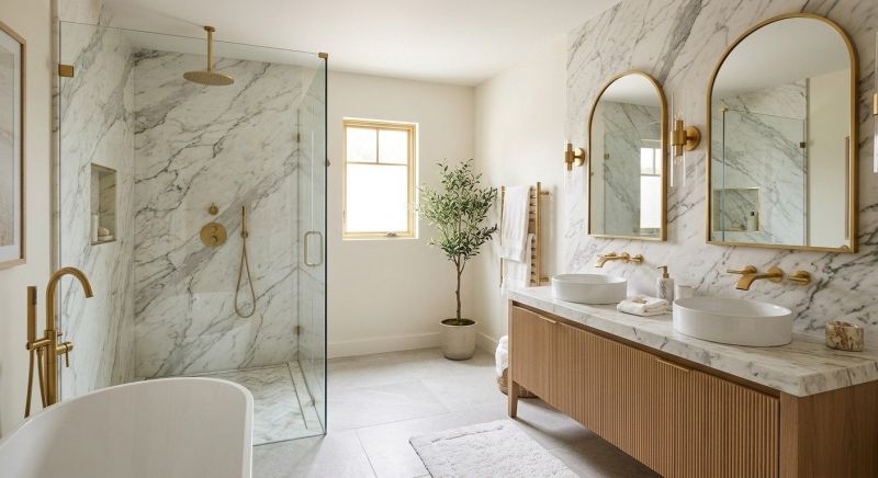 Granite Shower Installation in Norwalk, CT